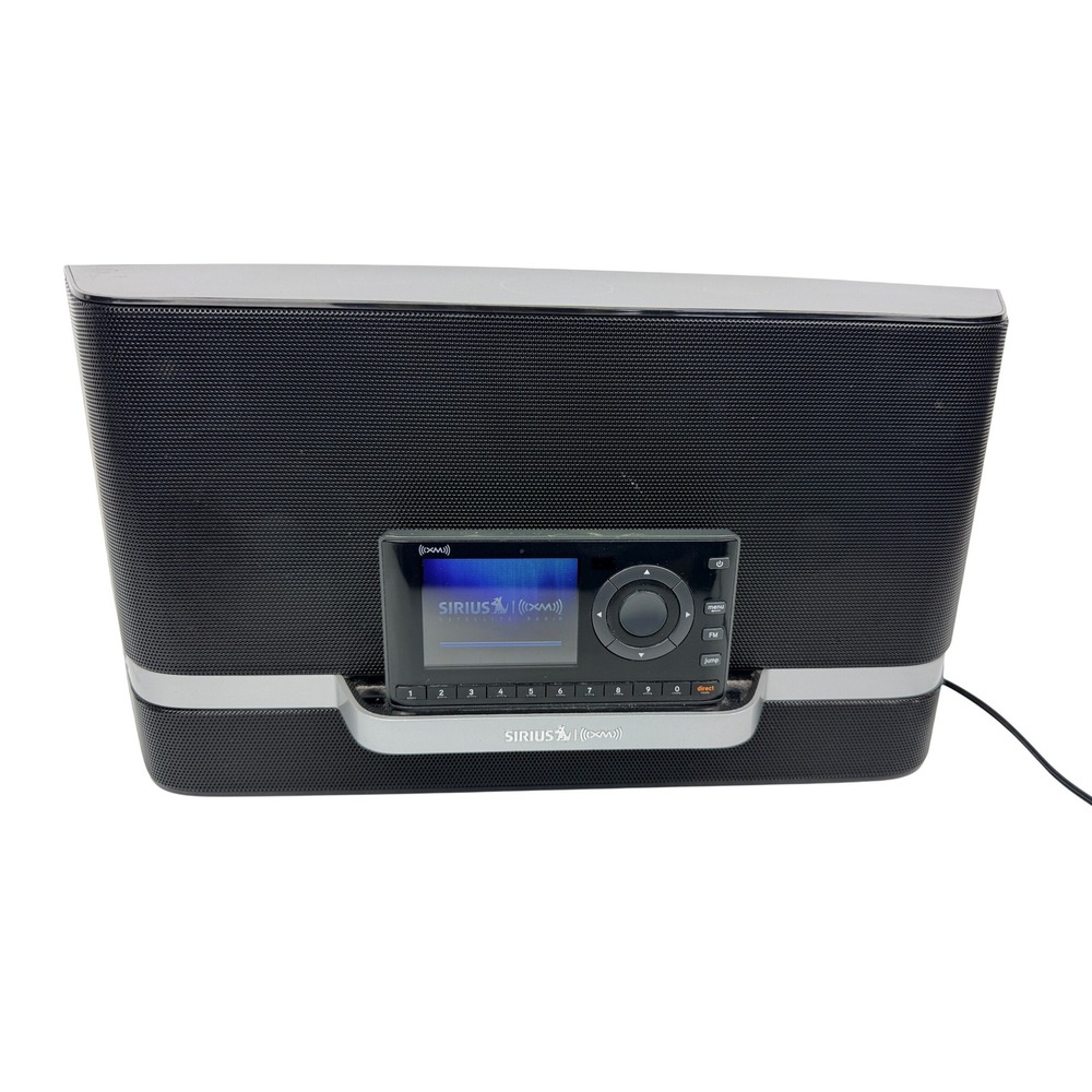 SiriusXM SXABB1 Universal Portable Speaker Dock Black Satellite Radio TESTED
